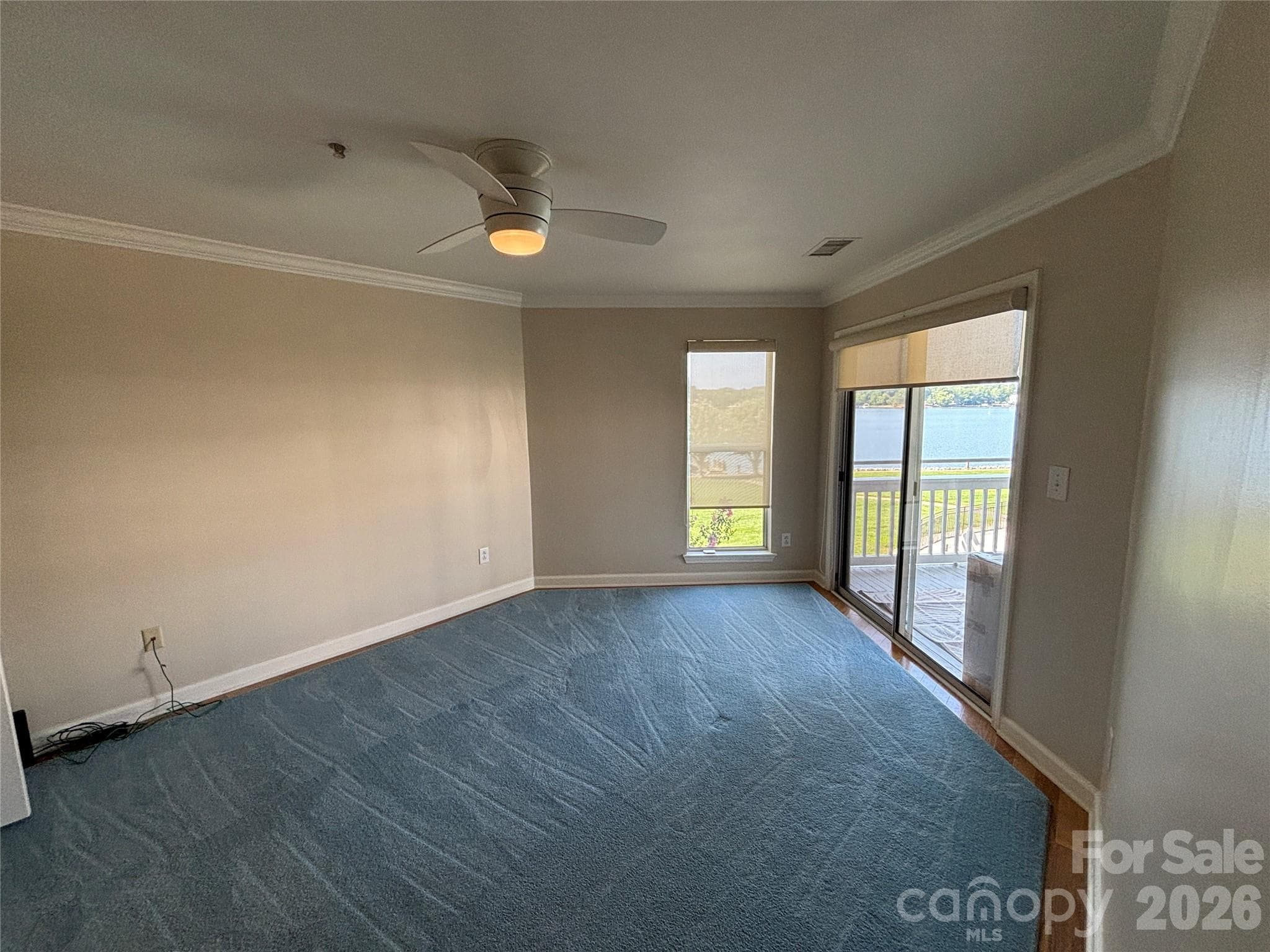 Primary bedroom views of the lake from here. - 1332 Torrence Circle, Davidson