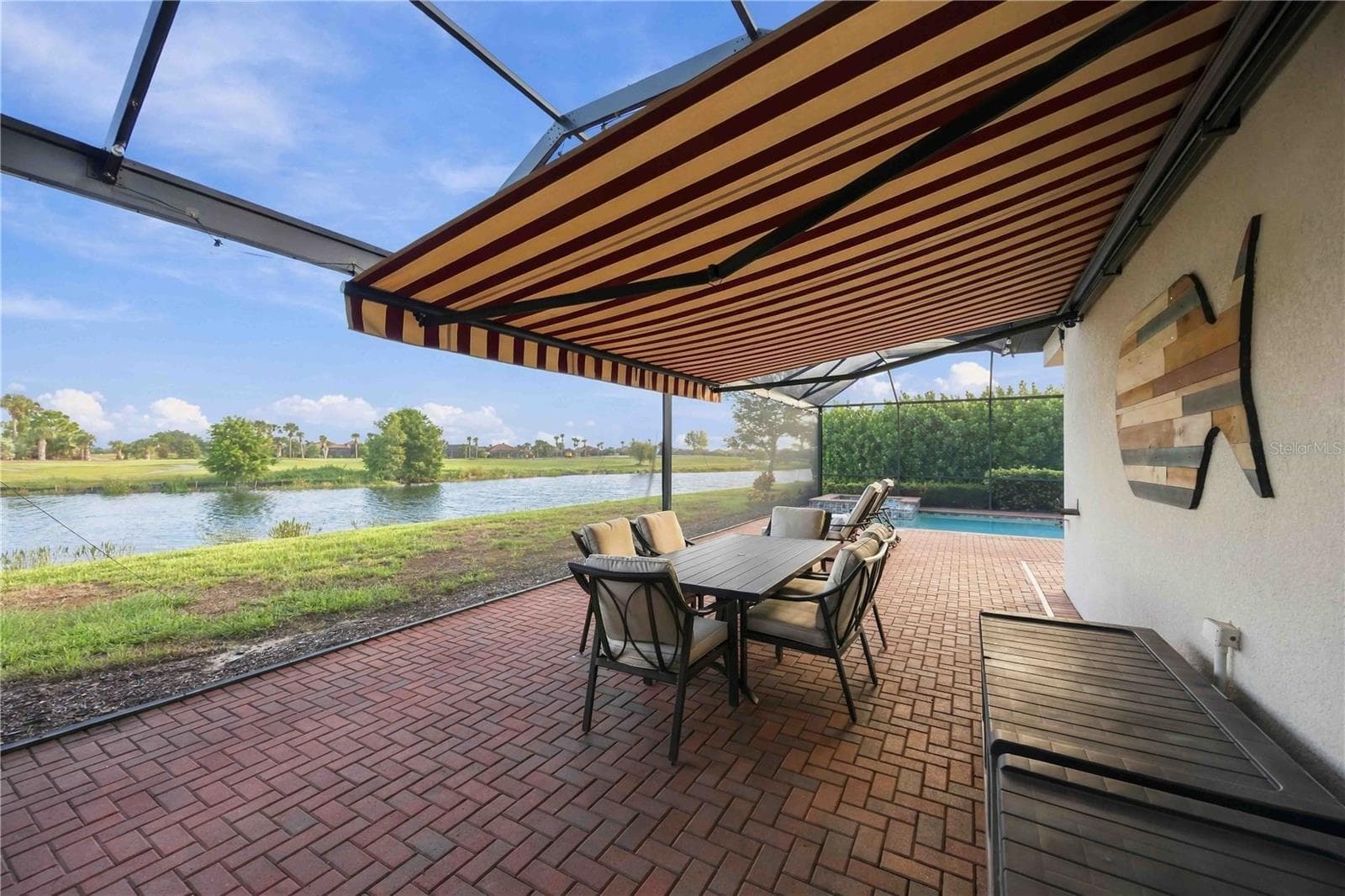 Awning in back - 10720 TARFLOWER DR, VENICE