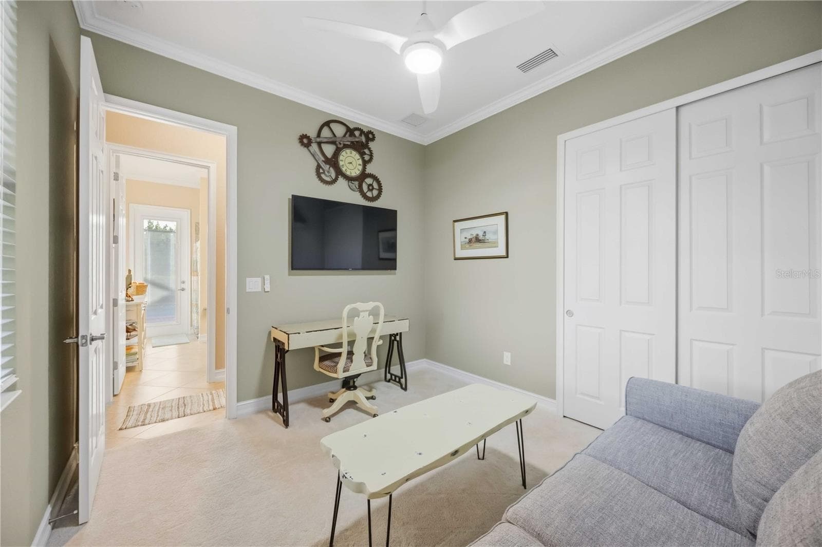 Bedroom #4 - used as a den - 10720 TARFLOWER DR, VENICE
