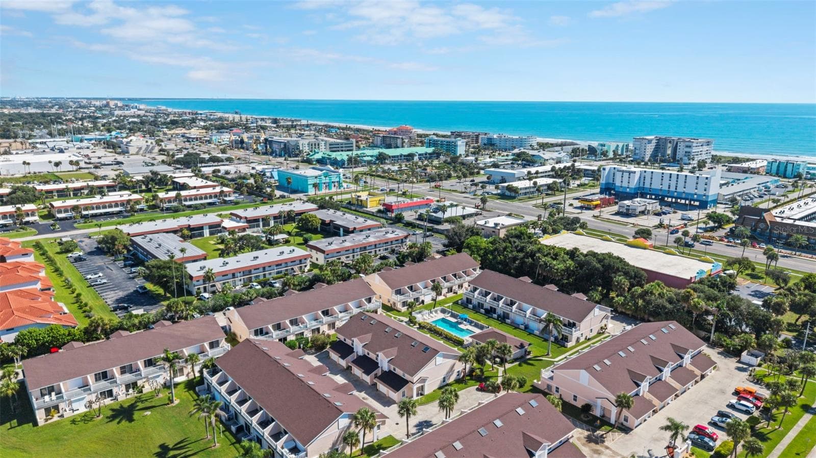 Aerial - 165 ESCAMBIA LN #502, COCOA BEACH