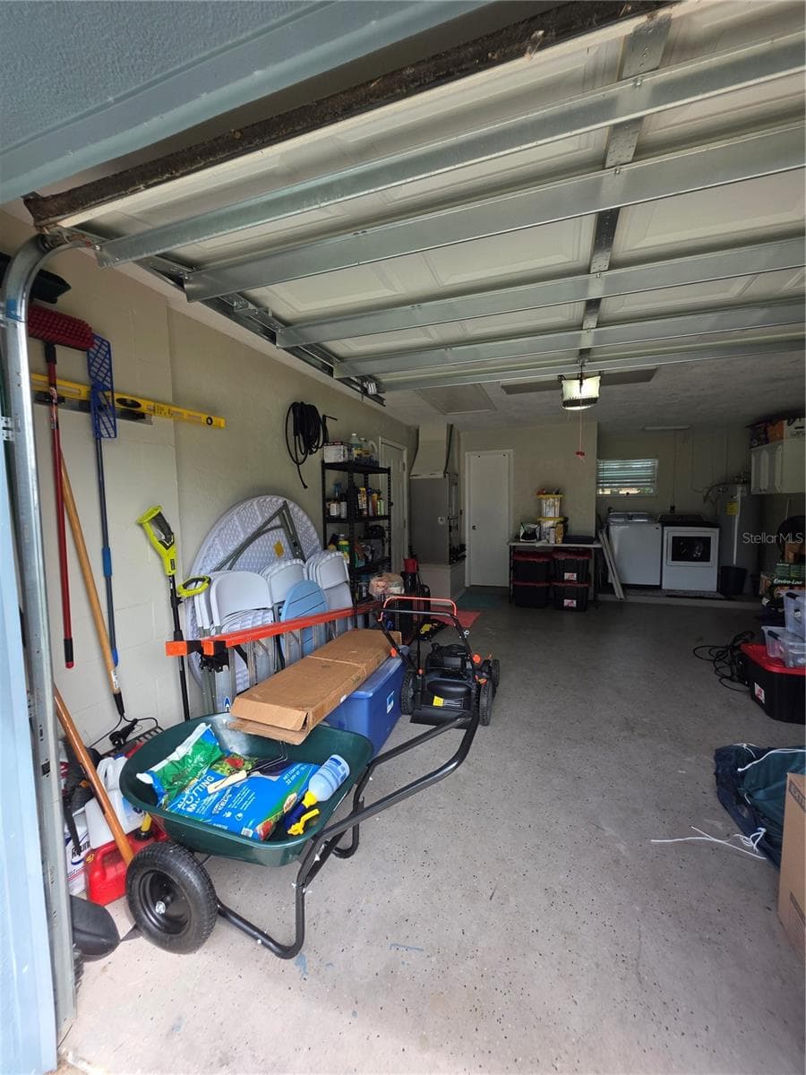 Plumbing for washer and dryer in the garage, (Appliances not included) - 1535 URBANA AVENUE, DELTONA