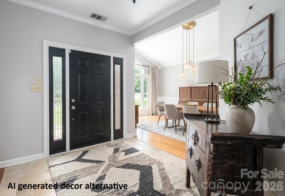 Entrance - updated decor - 5023 Samuel Pinckney Drive, Belmont