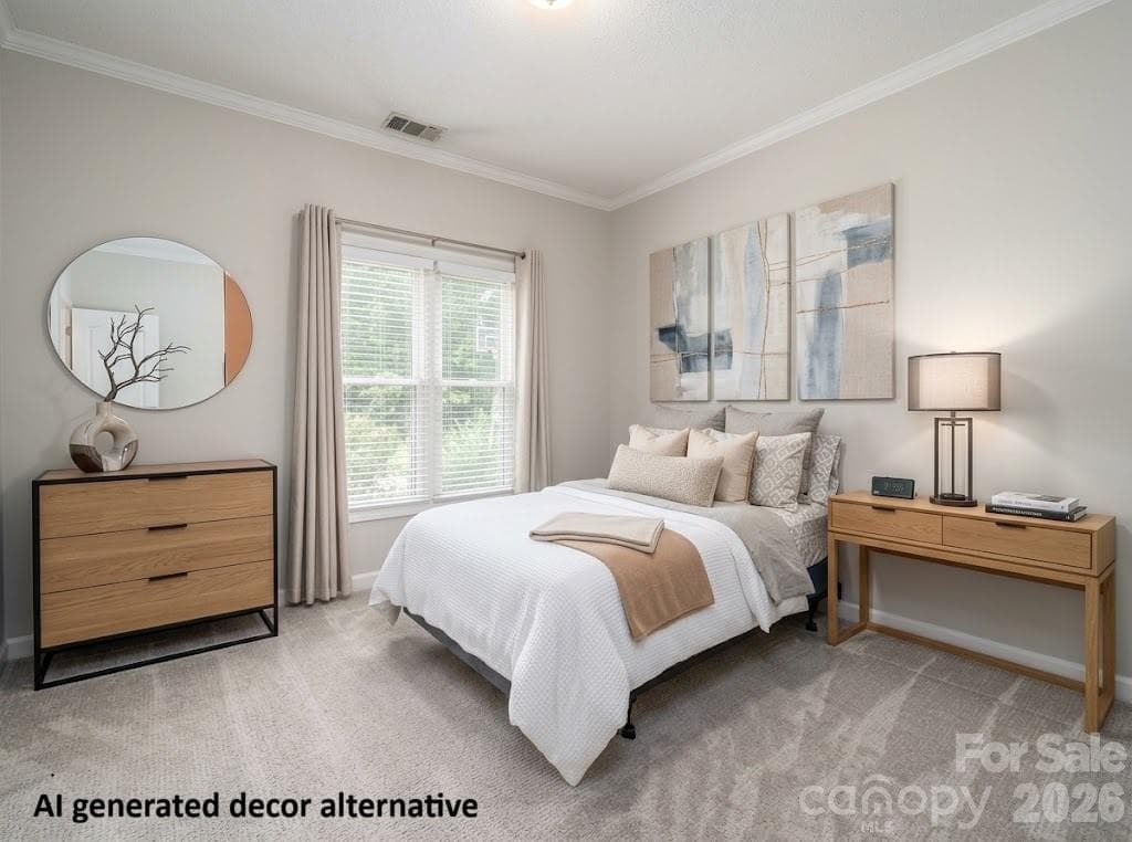 Secondary bedroom - updated decor idea - 5023 Samuel Pinckney Drive, Belmont