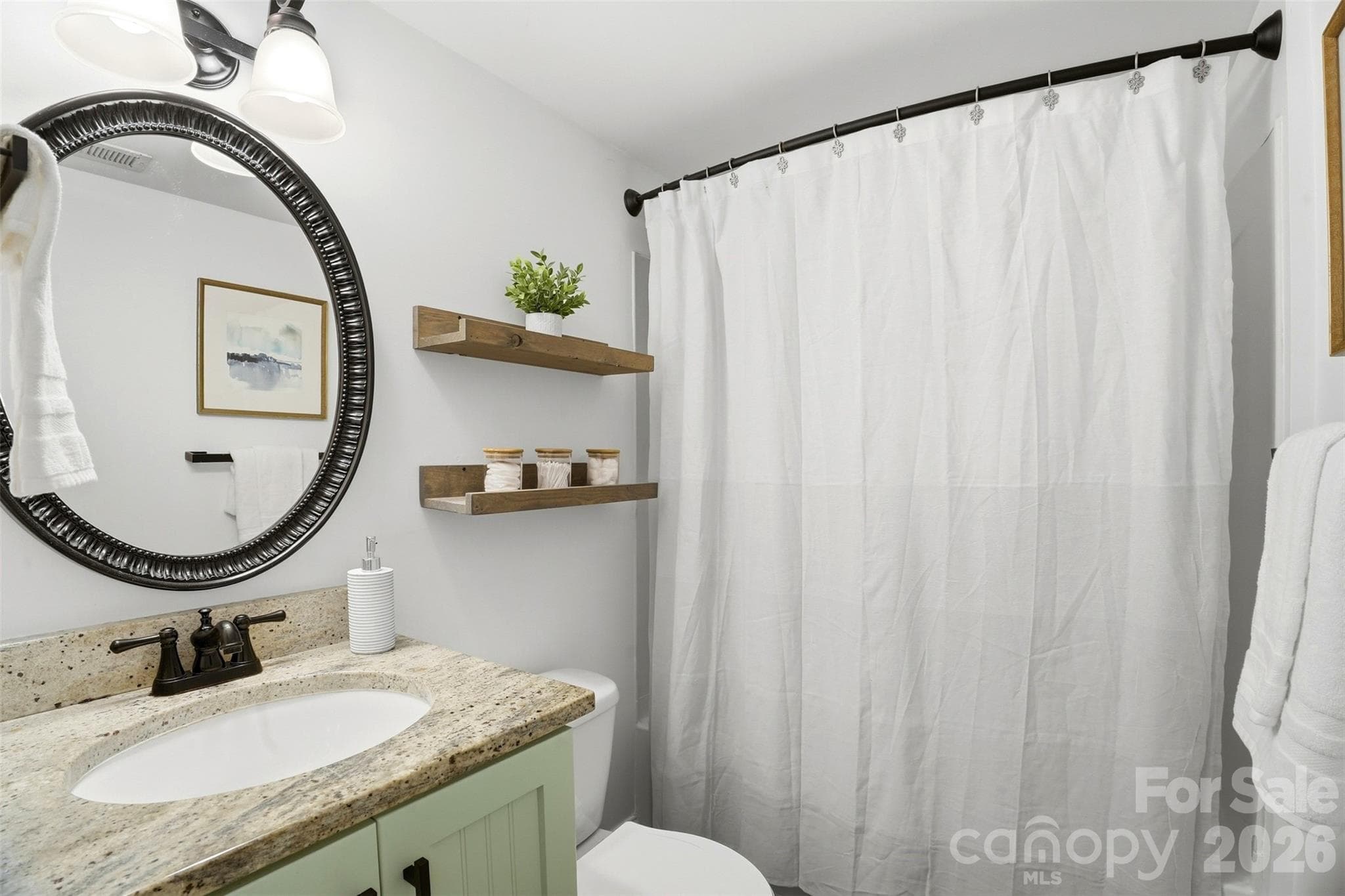 Full bath in hall - 4921 Park Road, Charlotte