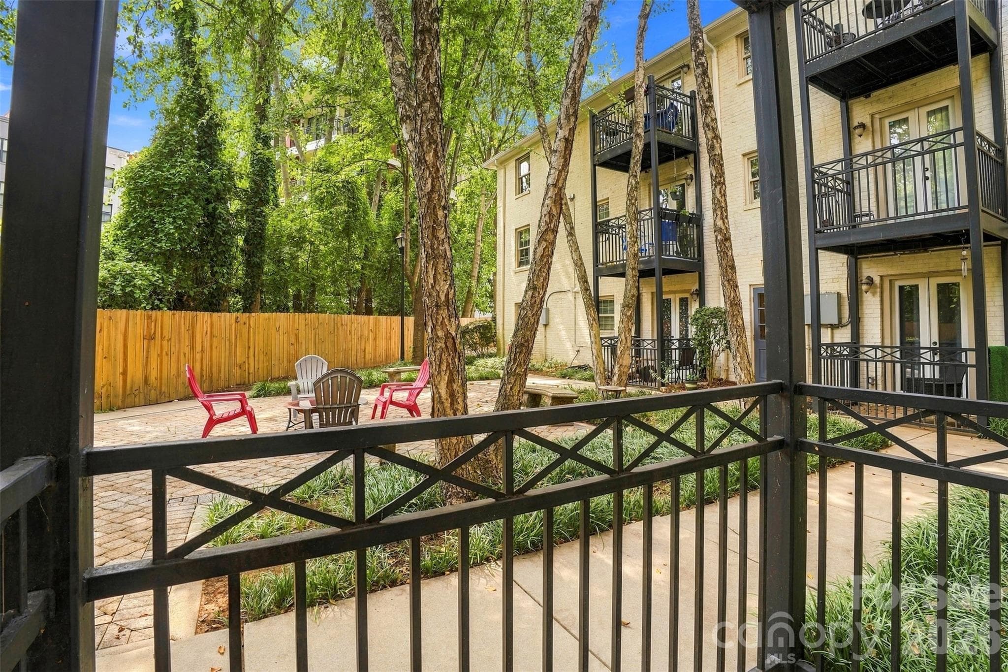 Ground floor balcony - 4921 Park Road, Charlotte