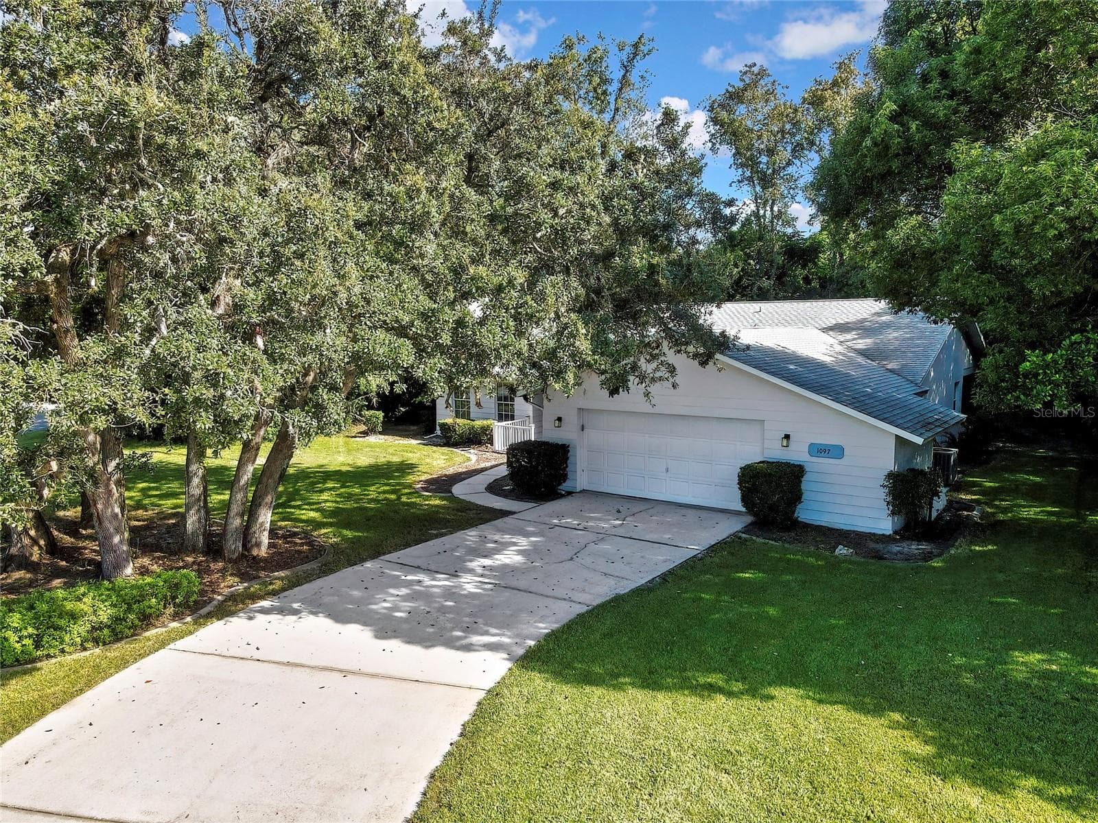 Aerial view of the home within its neighborhood setting - 1097 FLORIAN WAY, SPRING HILL