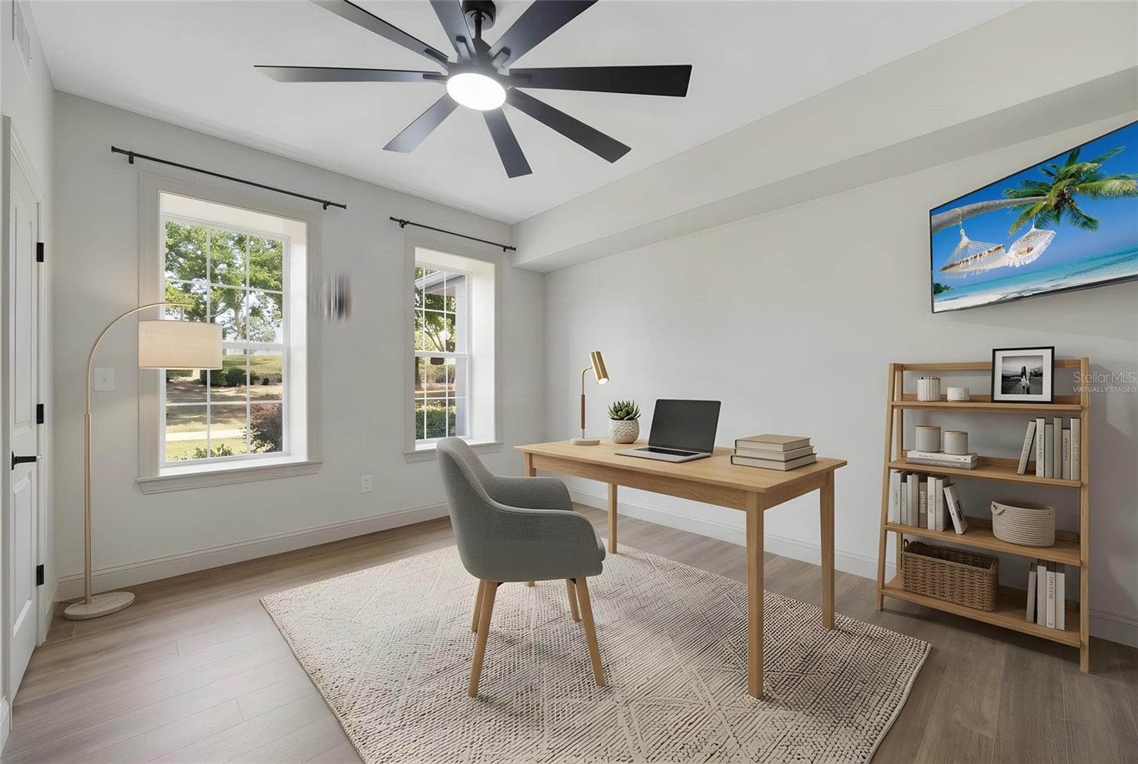 Virtually Staged Bedroom 3 - 7655 HERITAGE CROSSING WAY #102, KISSIMMEE