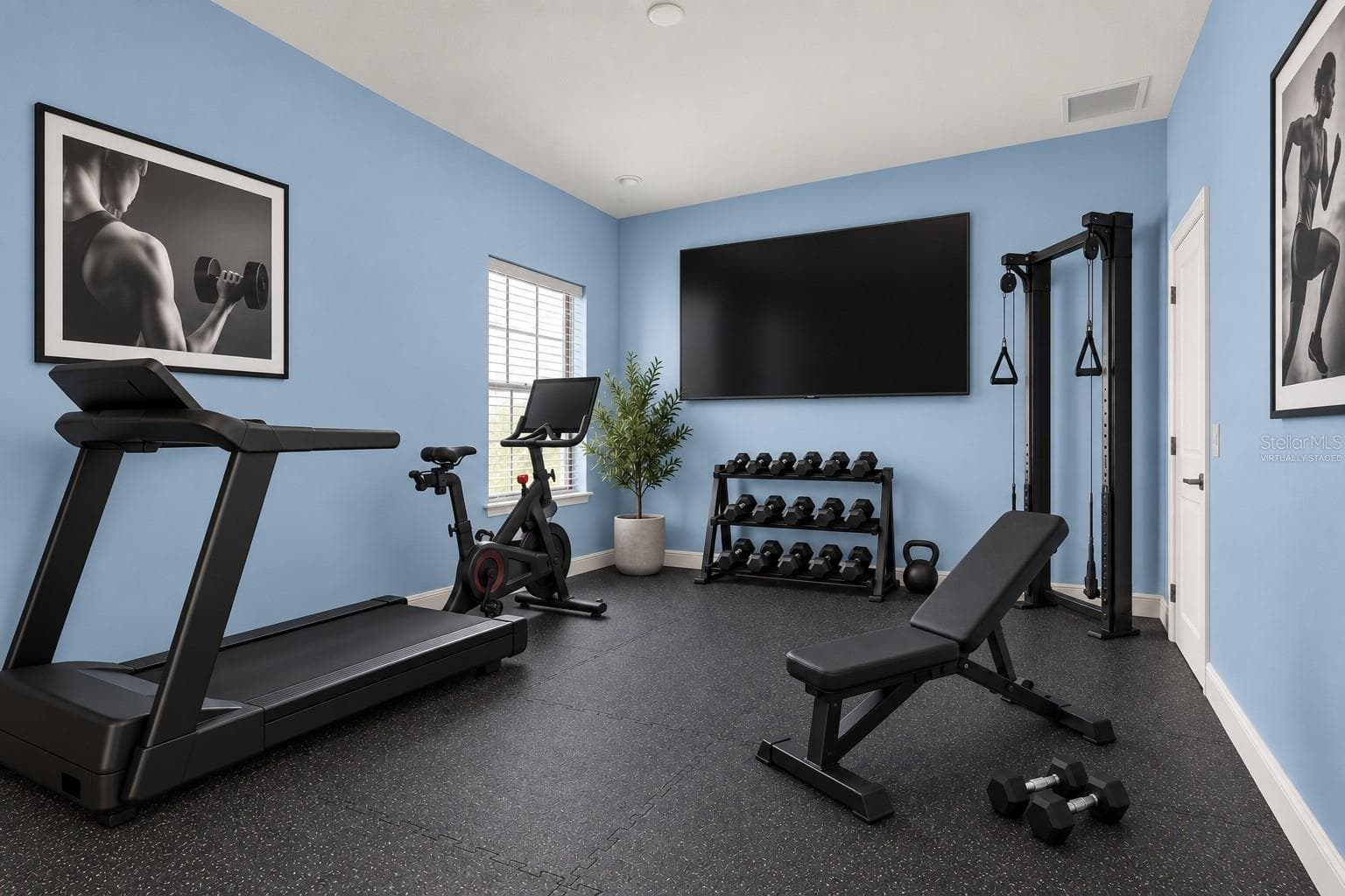 Virtually Staged - 1st Floor Home Gym Option - 13113 WILDFLOWER MEADOW DR, RIVERVIEW