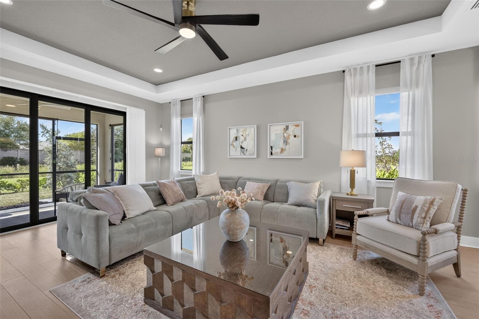 Open Concept Dining and Living Room - 18911 DAYSPRING PL, VENICE
