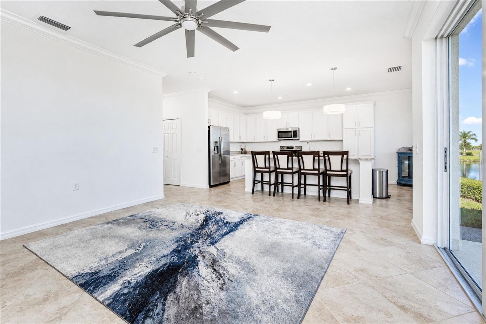 Living Room toward kitchen - 14071 HERITAGE LANDING BLVD #346, PUNTA GORDA