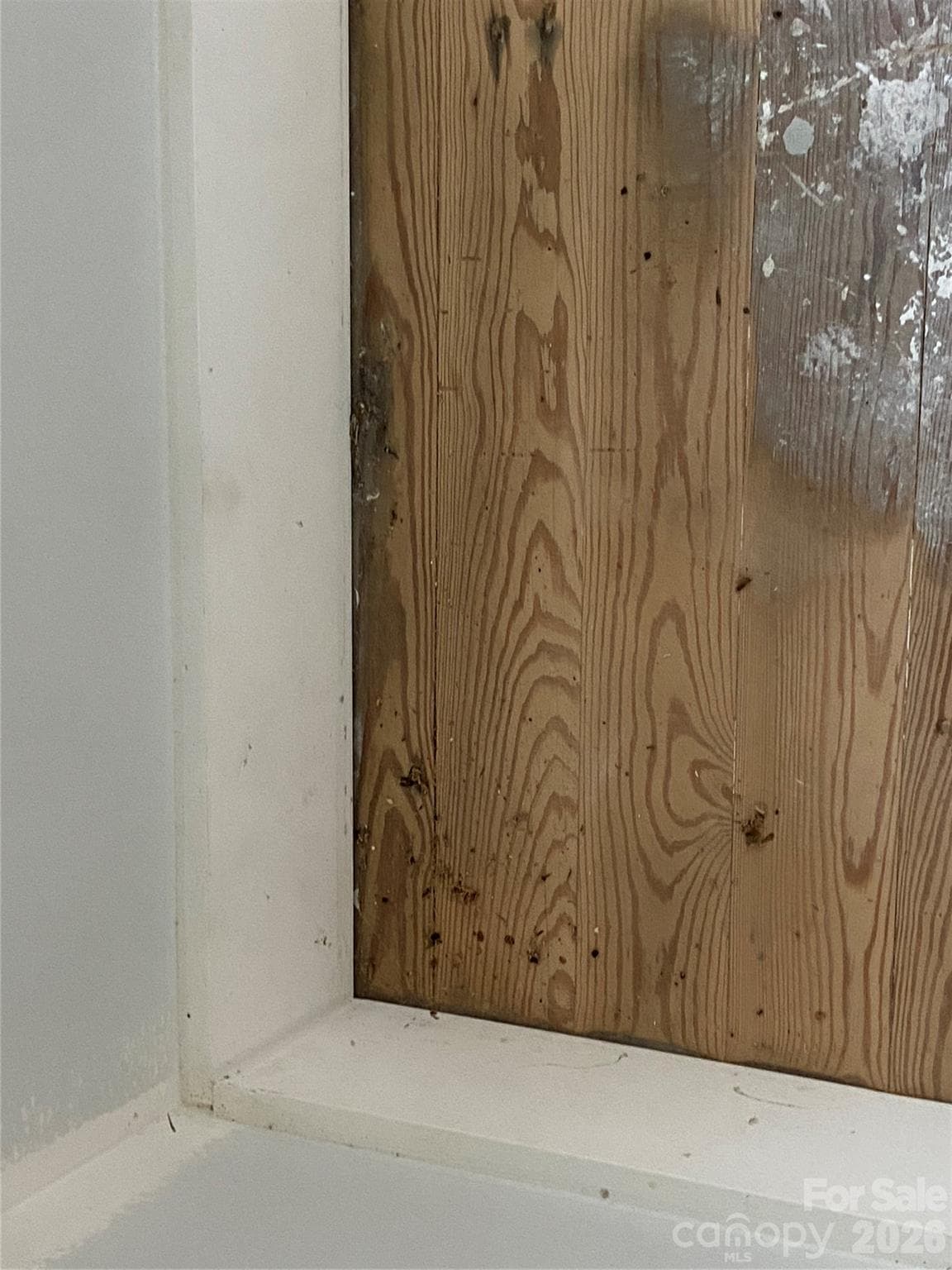 Beautiful real wood floors preserved and ready to be refinished in the front of the house - 615 Vine Arden Road, Morganton