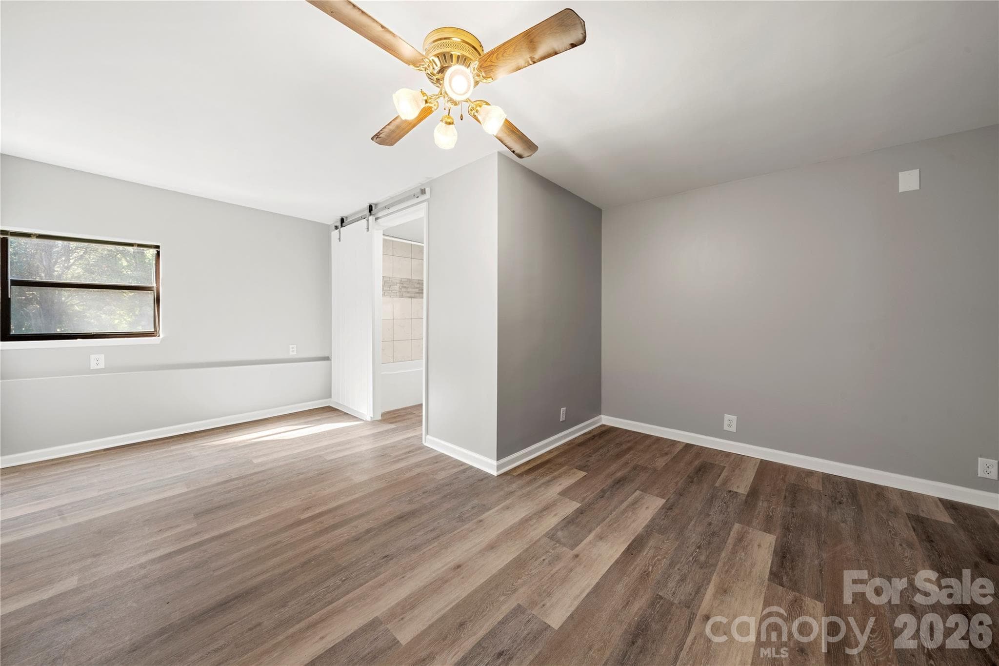 Basement level primary bedroom - 109 Woodside Avenue, Gastonia