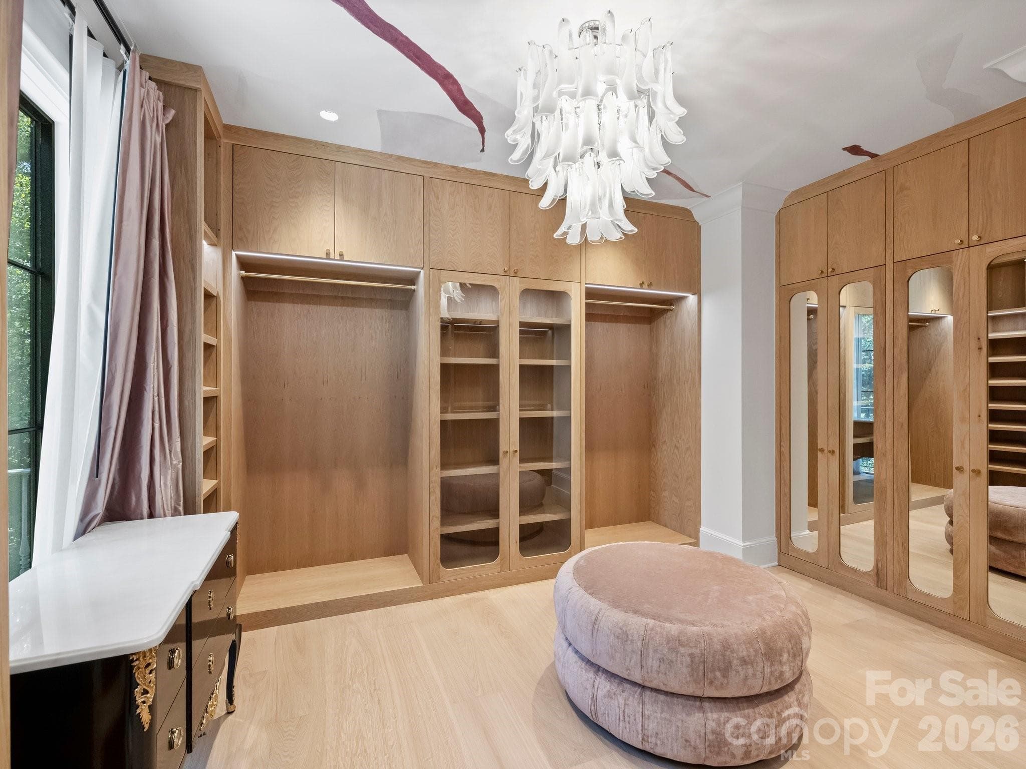 Hidden dressing room and custom closet - 600 Hermitage Road, Charlotte