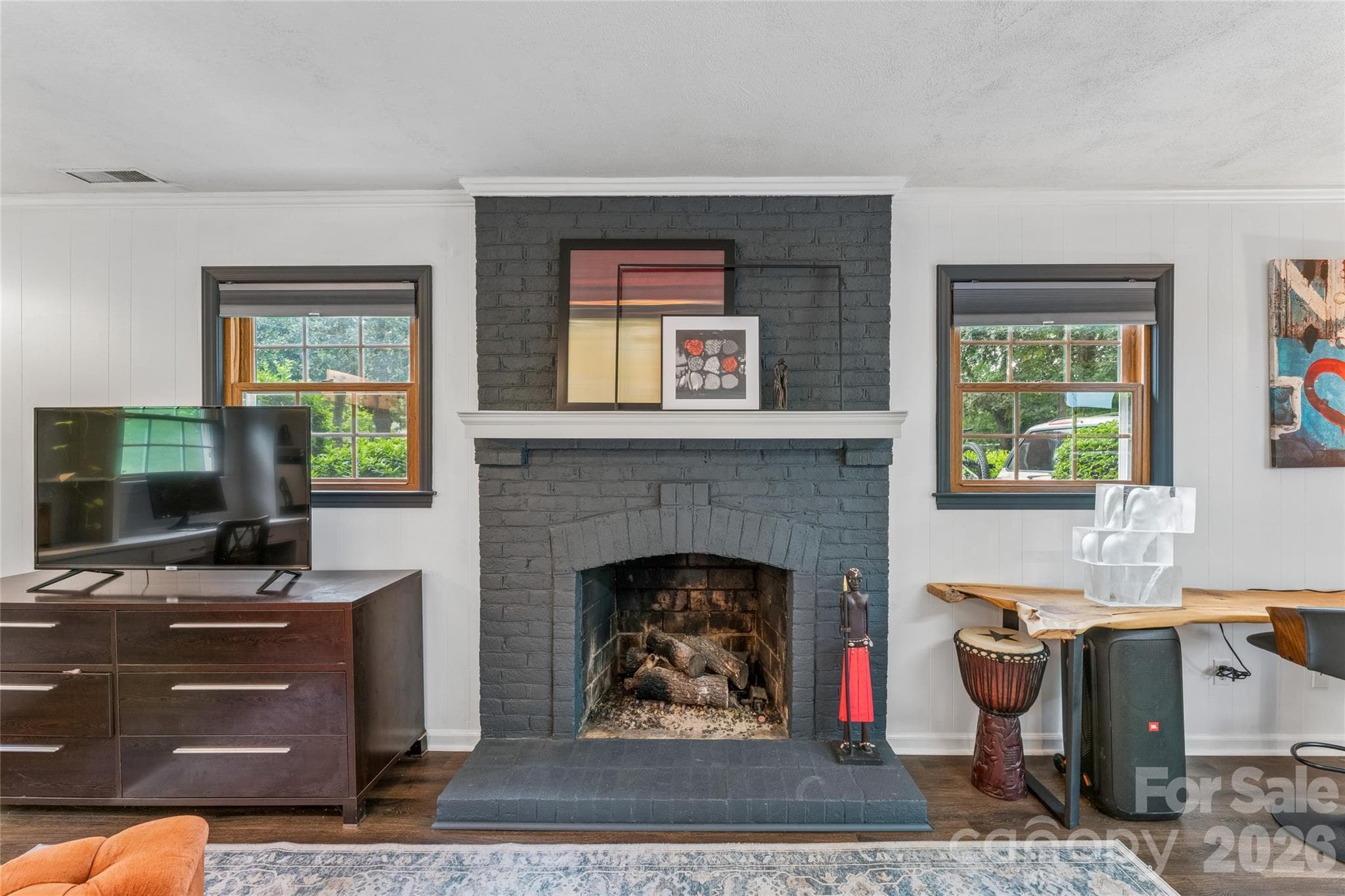 Gas Fireplace - 2815 Burnt Mill Road, Charlotte