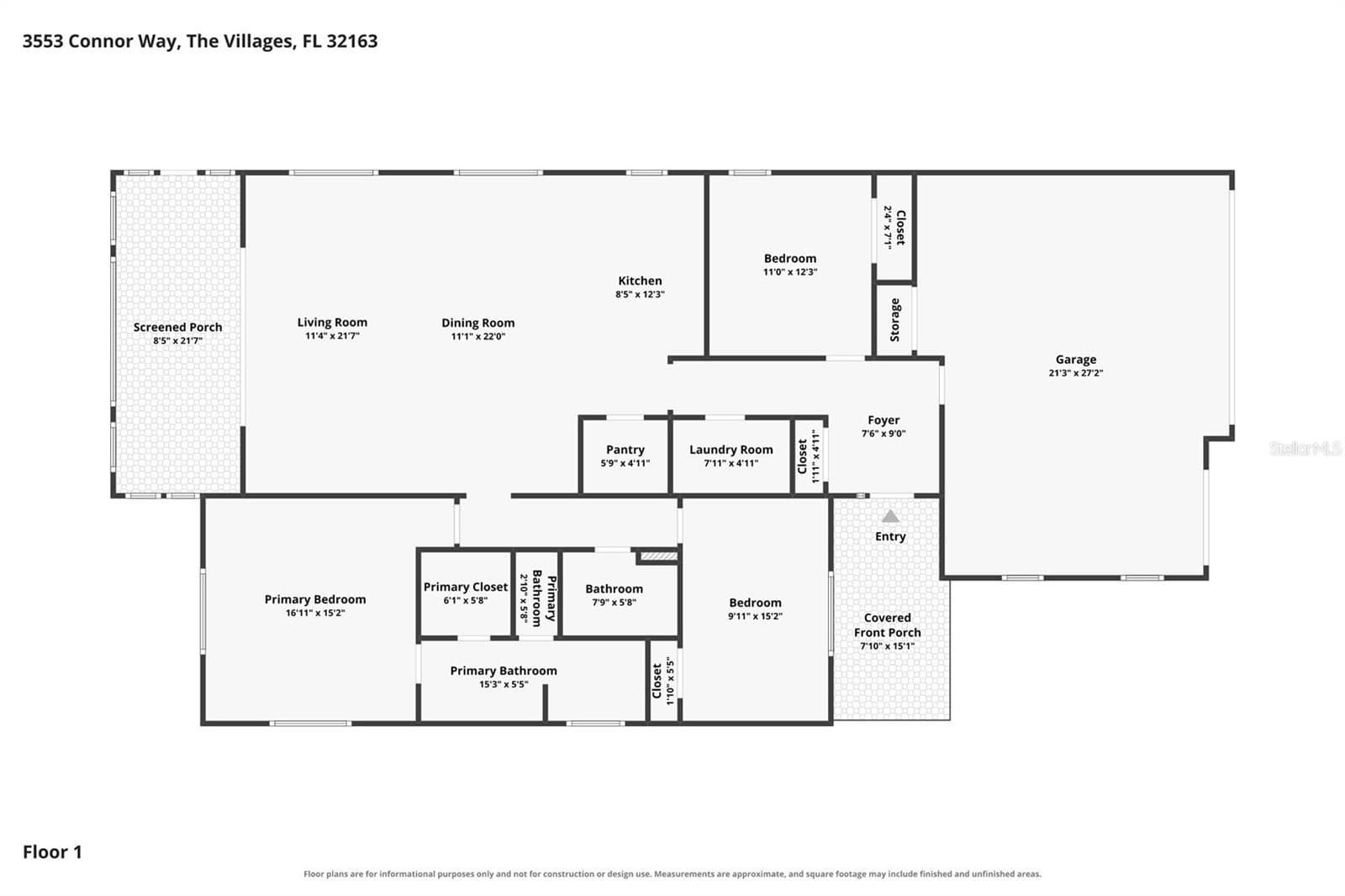Single Family Residence at 3553 CONNOR WAY, THE VILLAGES, photo 39 of 48