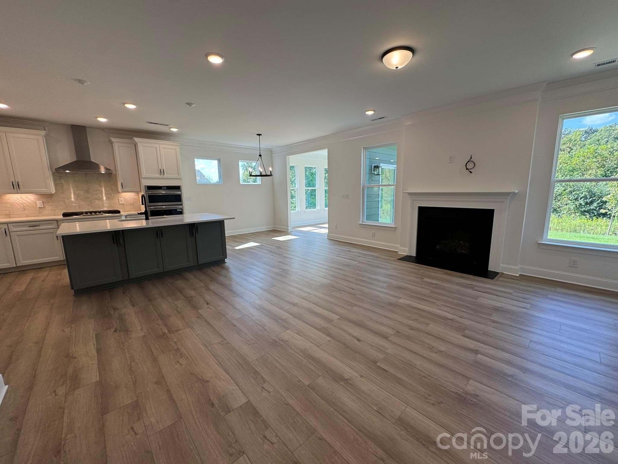 Kitchen and Family Room - Monroe