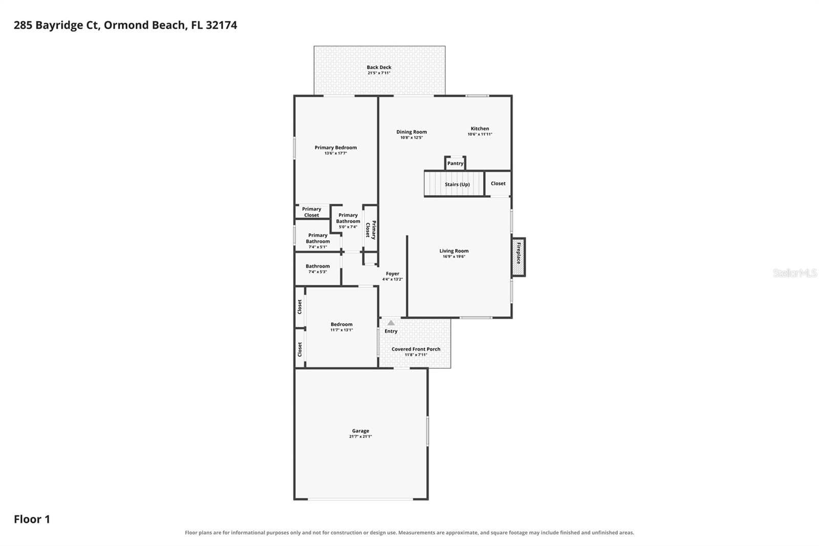 Single Family Residence at 285 BAYRIDGE CT, ORMOND BEACH, photo 42 of 43