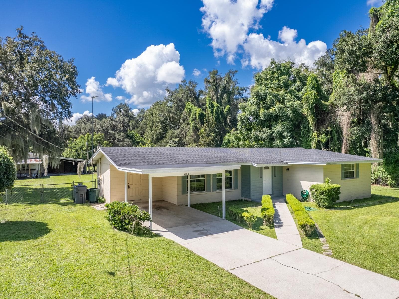 Aerial view. - 3625 E GANDY RD, BARTOW