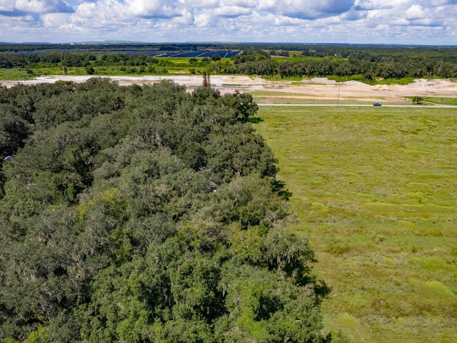 Aerial view. - 3625 E GANDY RD, BARTOW