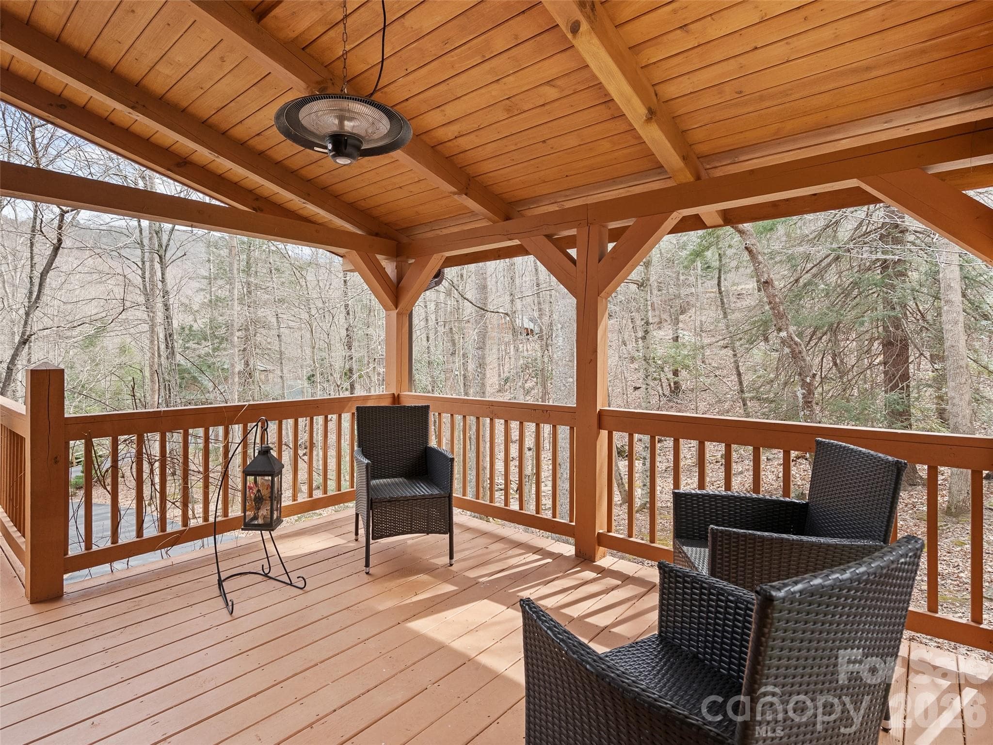 Covered porch - 133 Smokemont Drive, Arden