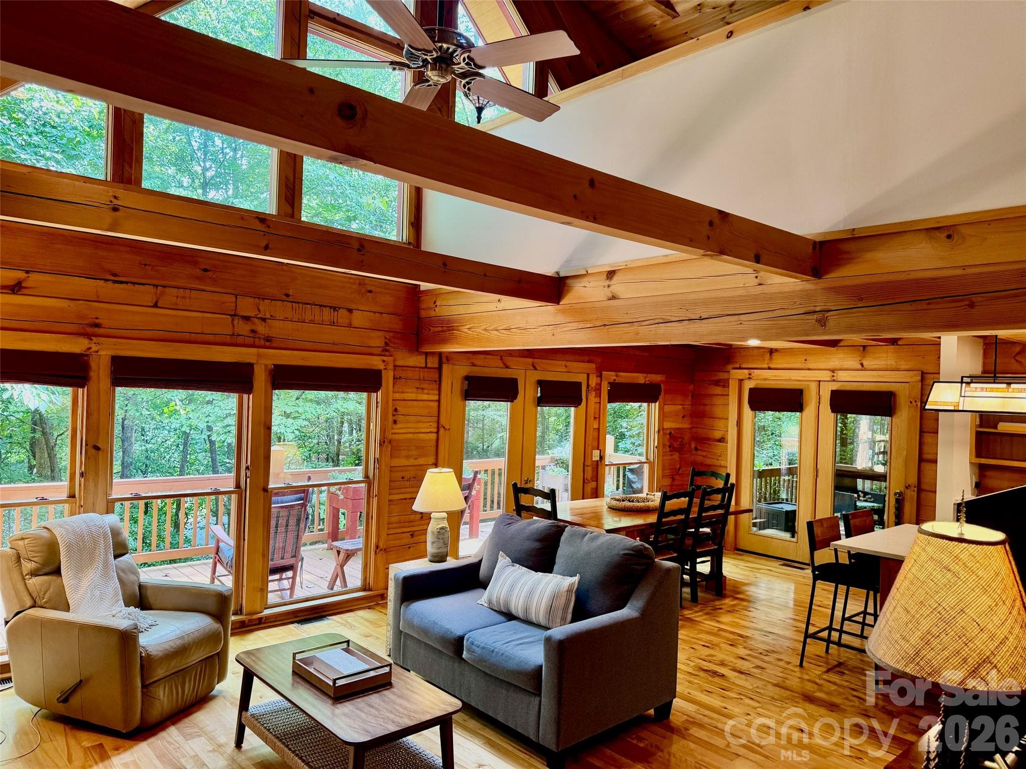 Note the two story cathedral ceiling - 133 Smokemont Drive, Arden