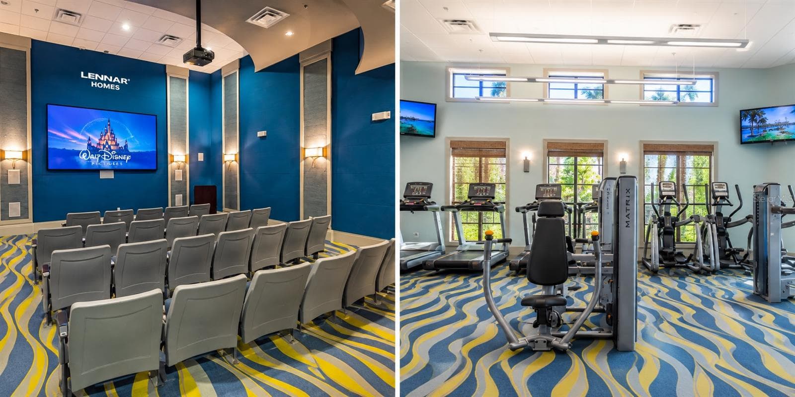 Theatre and gym access included in the HOA. - 1516 BUNKER DR, DAVENPORT
