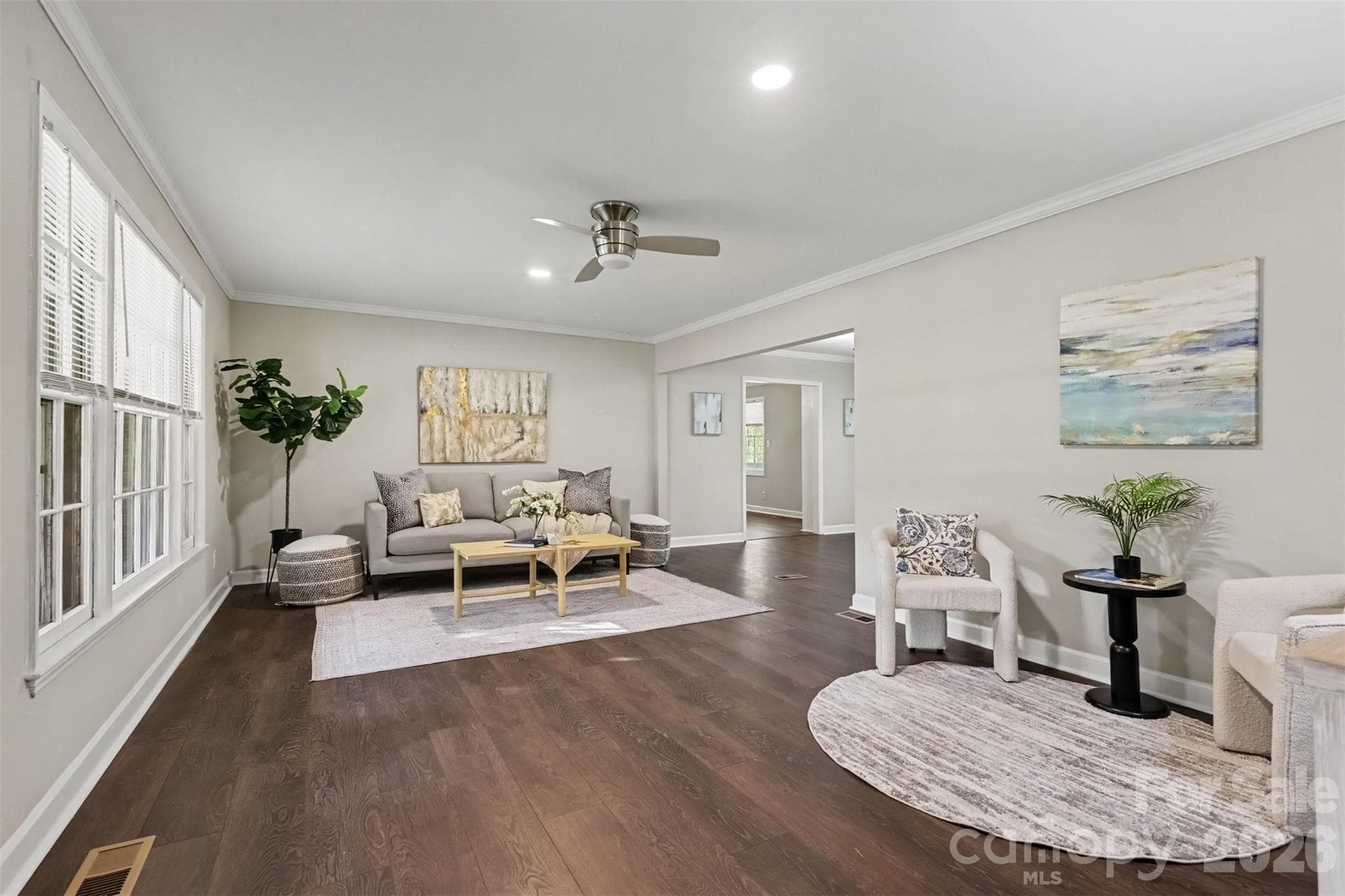 Sunlight, dark floors, and room to gather everyone - 502 Plantation Road, Lancaster