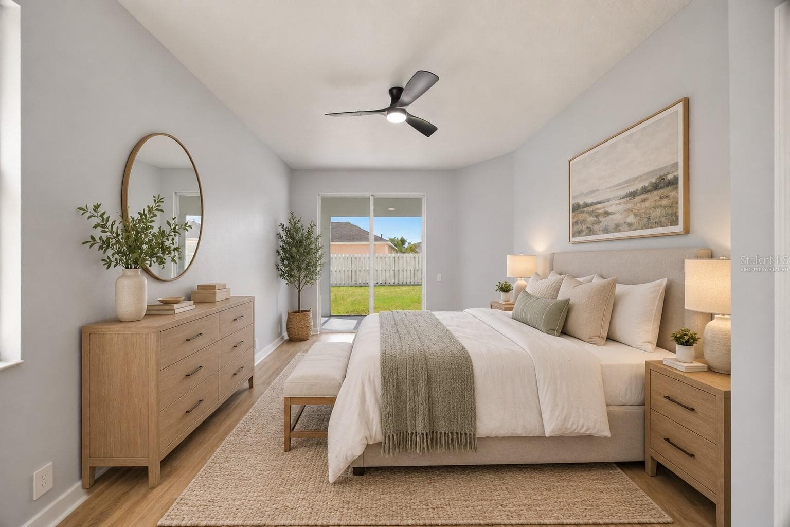 VIRTUALLY STAGED-MASTER BEDROOM - 518 HUNTER LN, BRADENTON