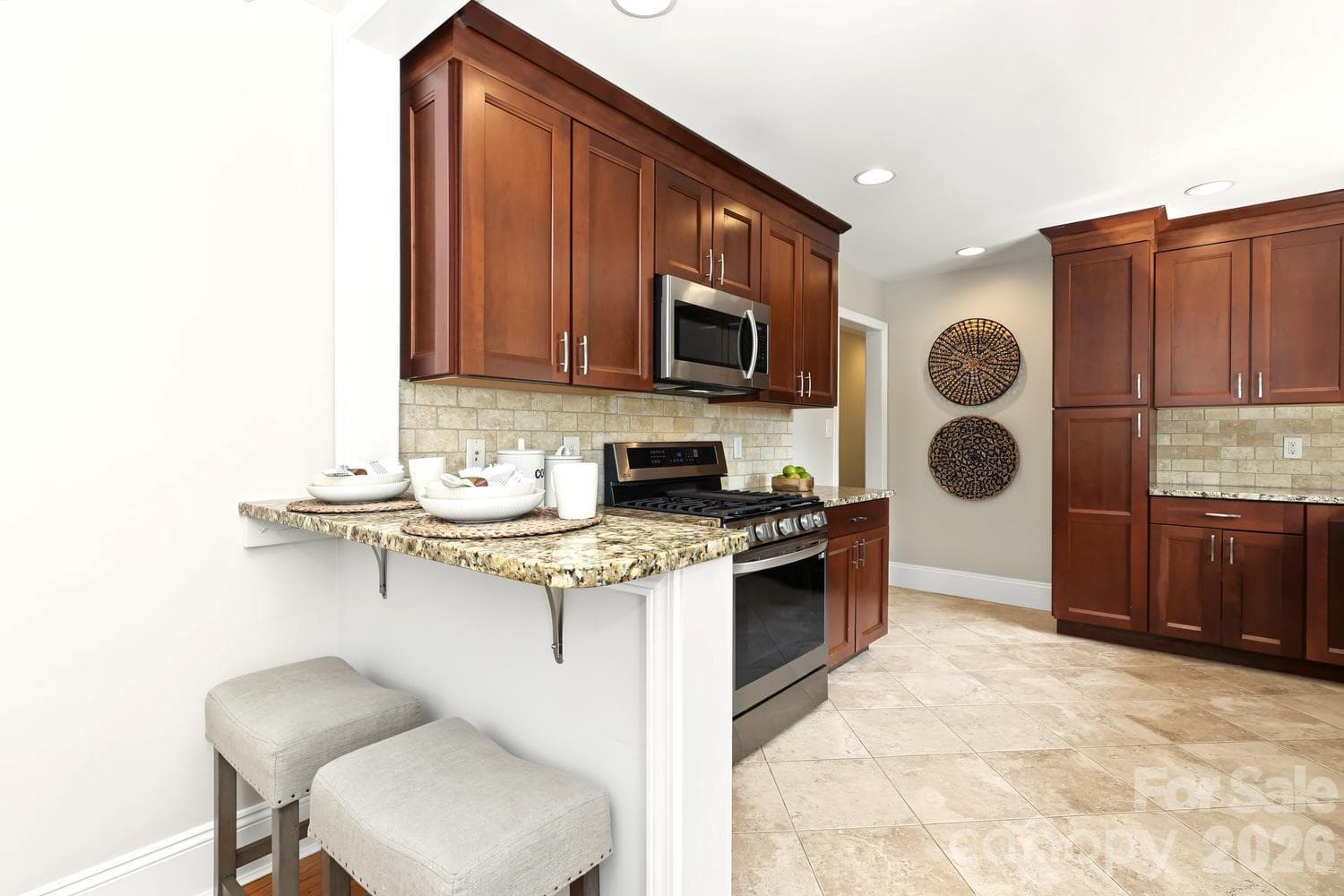 Updated Kitchen - 524 Cooper Drive, Charlotte