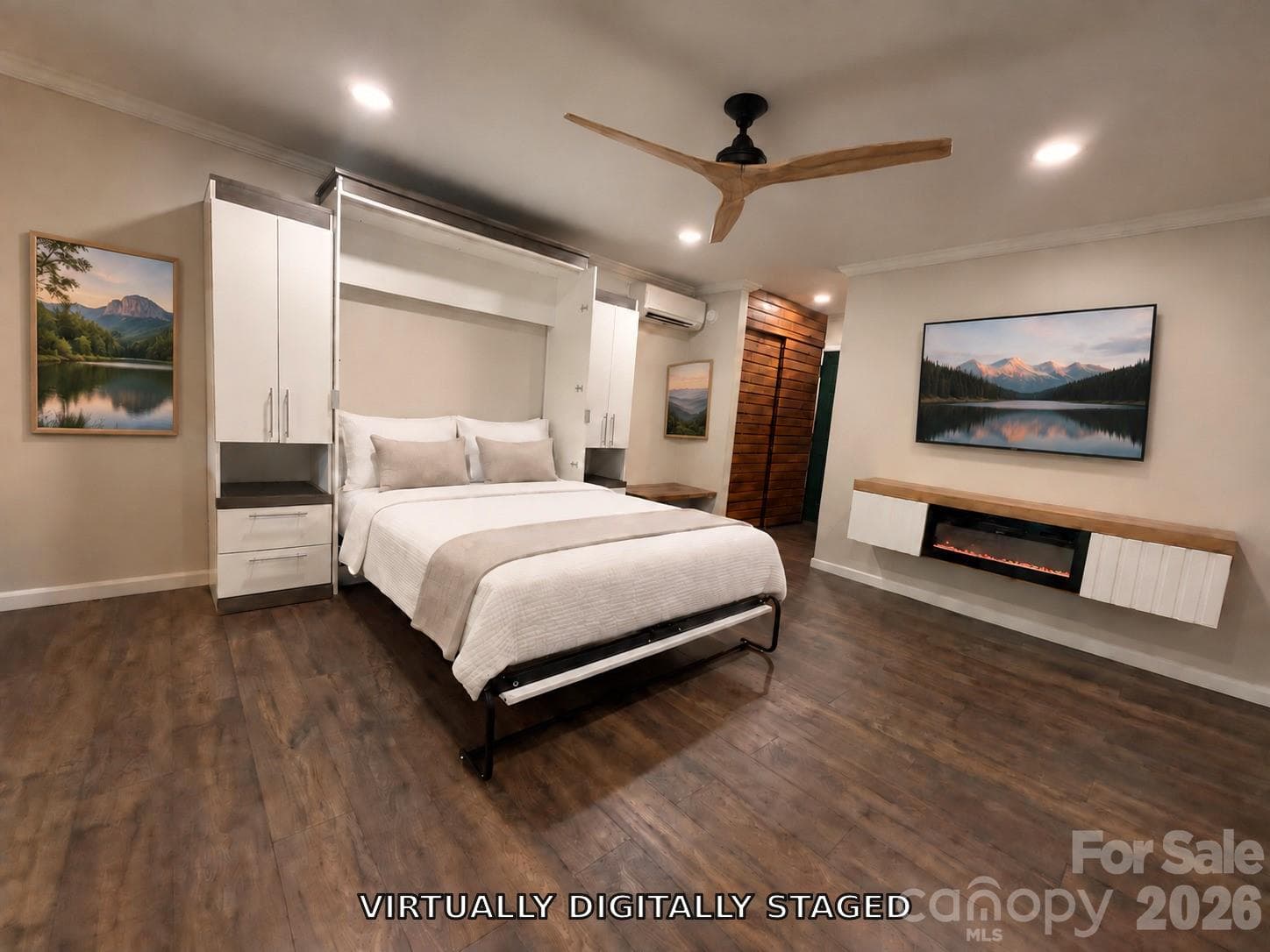 Murphy bed - 160 Whitney Boulevard, Lake Lure