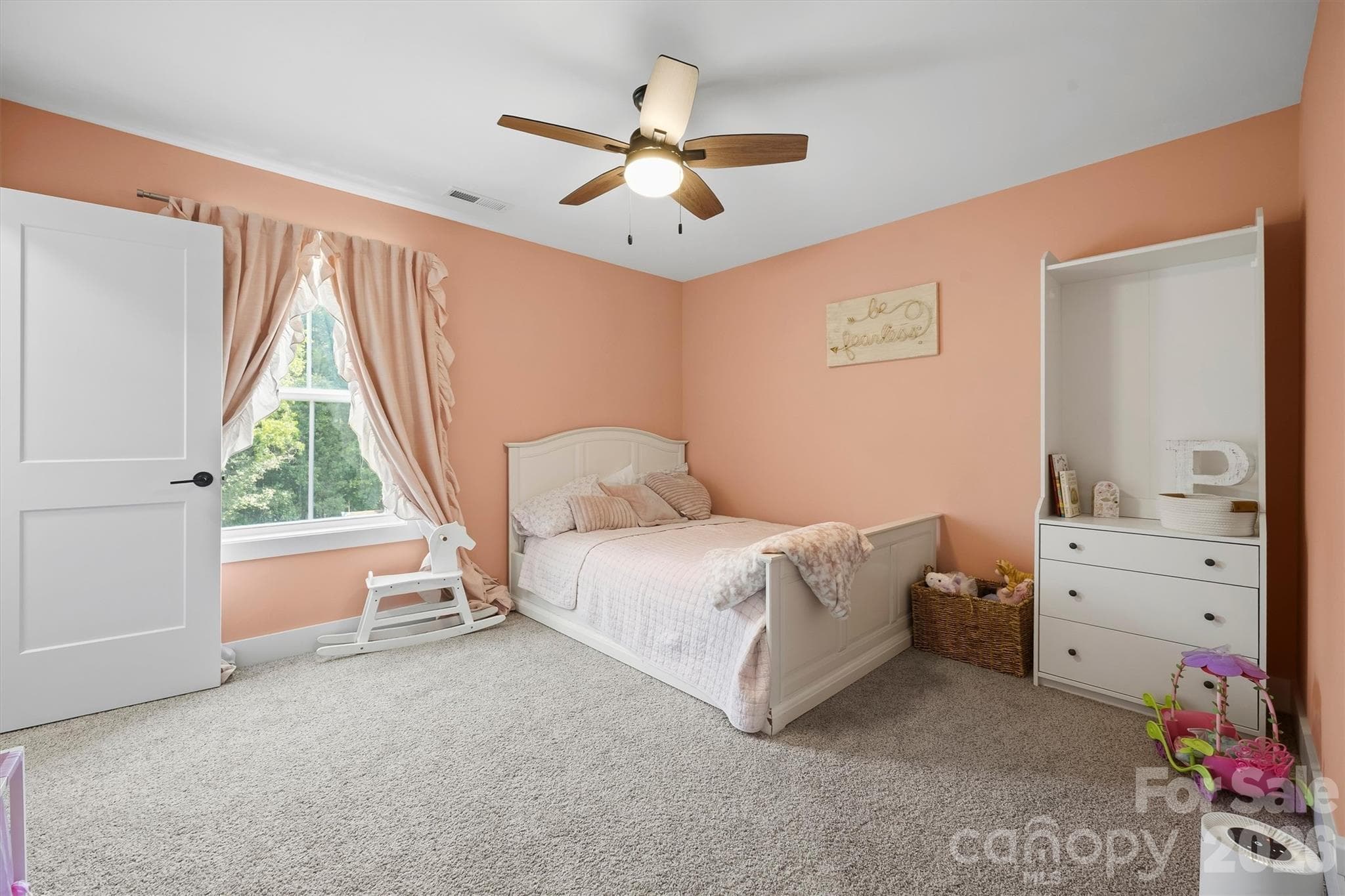 Bedroom 2 on upper level with walk in closet - 2665 Umberger Road, Cleveland