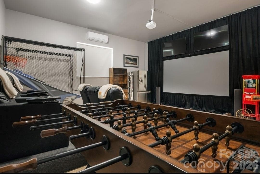 Main Level Theater/Game Room - 58 Bird Creek Estates Road, Black Mountain