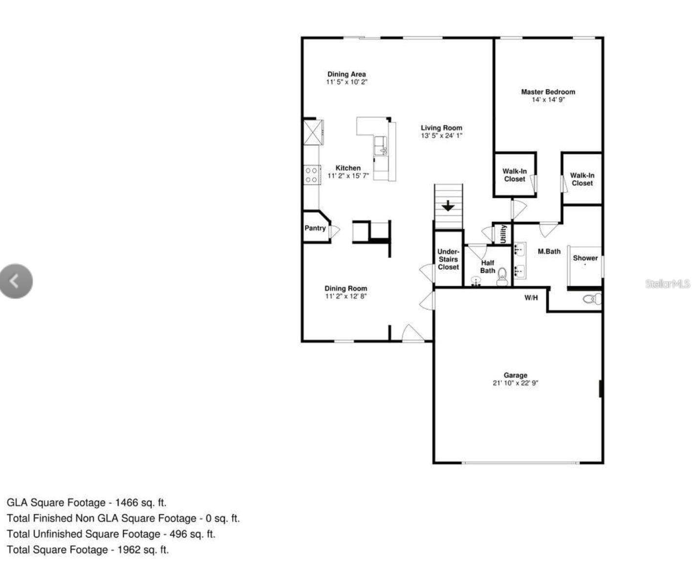 1st Floor Plan - 11918 WINTERSET COVE DR, RIVERVIEW
