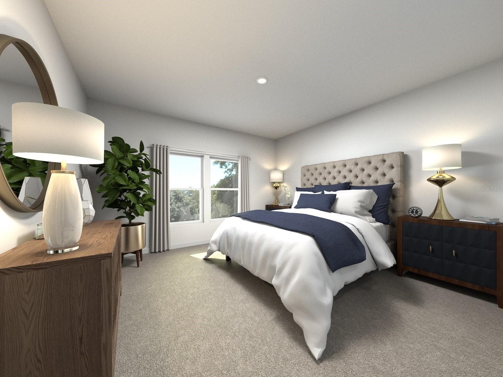 Artist rendering of the home. - 35 GARNI DR, PALM COAST