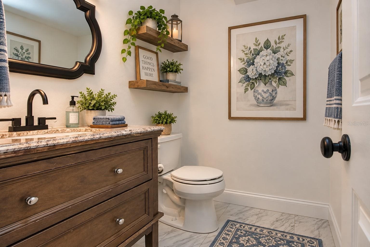 Updated 1/2 Bath down stairs - 2501 LIGHTFOOT RD, WIMAUMA