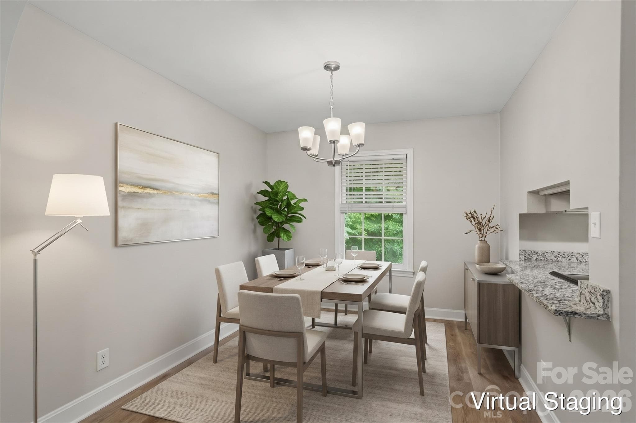 virtually staged - 6601 Lynfield Drive, Charlotte