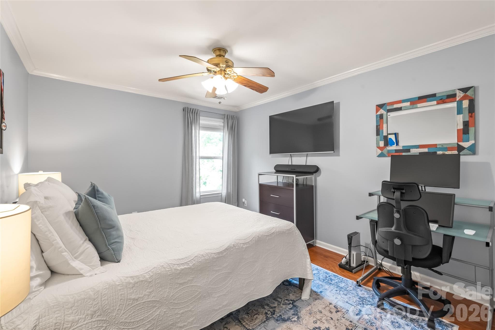 First guestroom is bright and roomy - 13934 Kings Carriage Lane, Charlotte