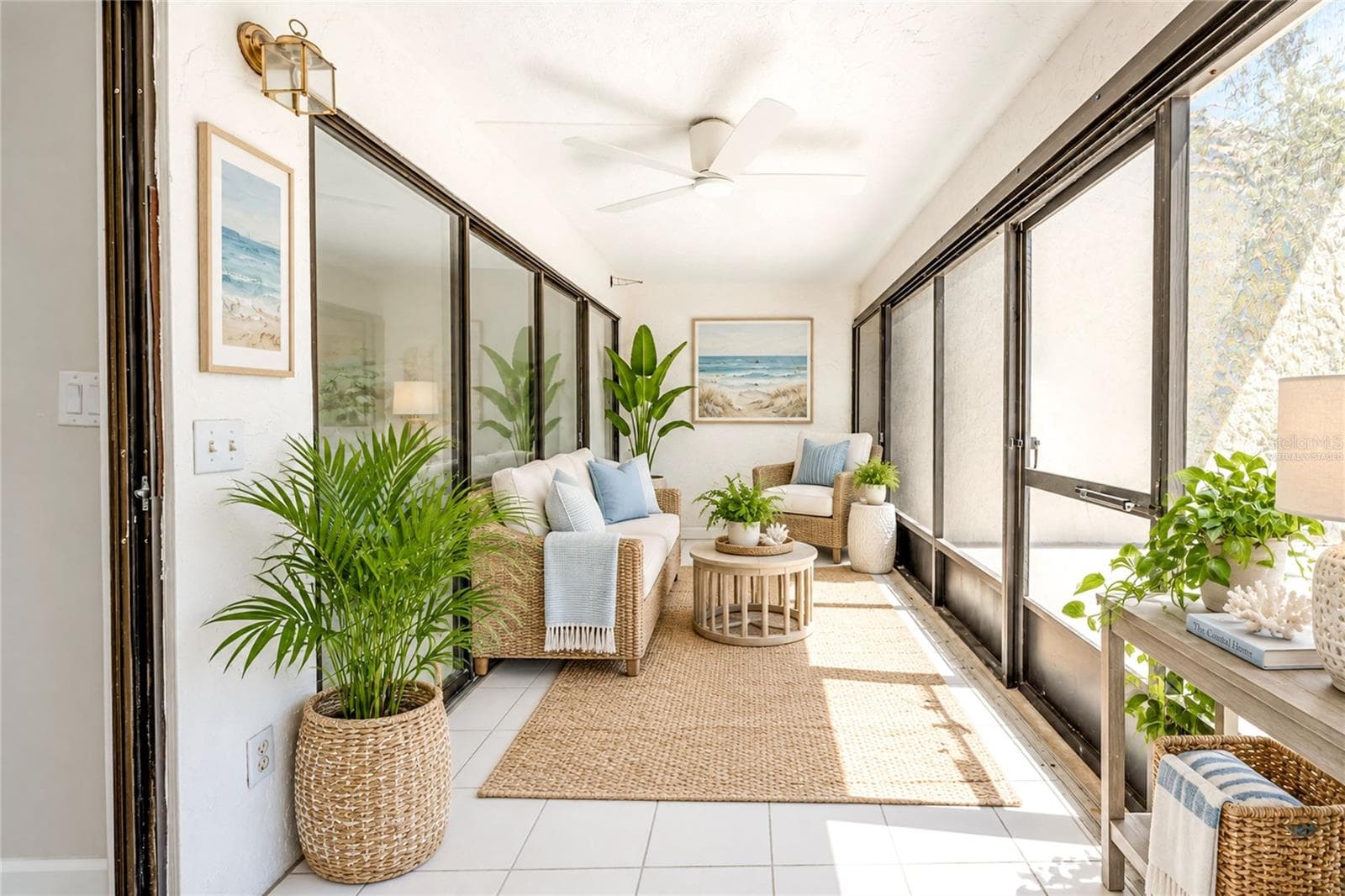 Florida Room "Virtually Staged - 1751 BEACH RD #202, ENGLEWOOD