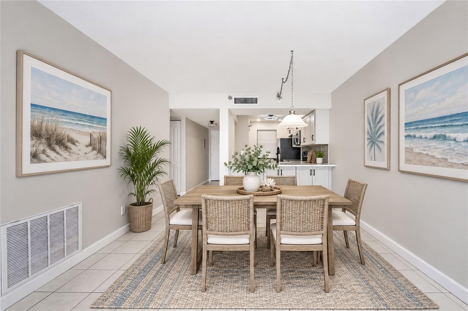Dining Room *Virtually Staged - 1751 BEACH RD #202, ENGLEWOOD