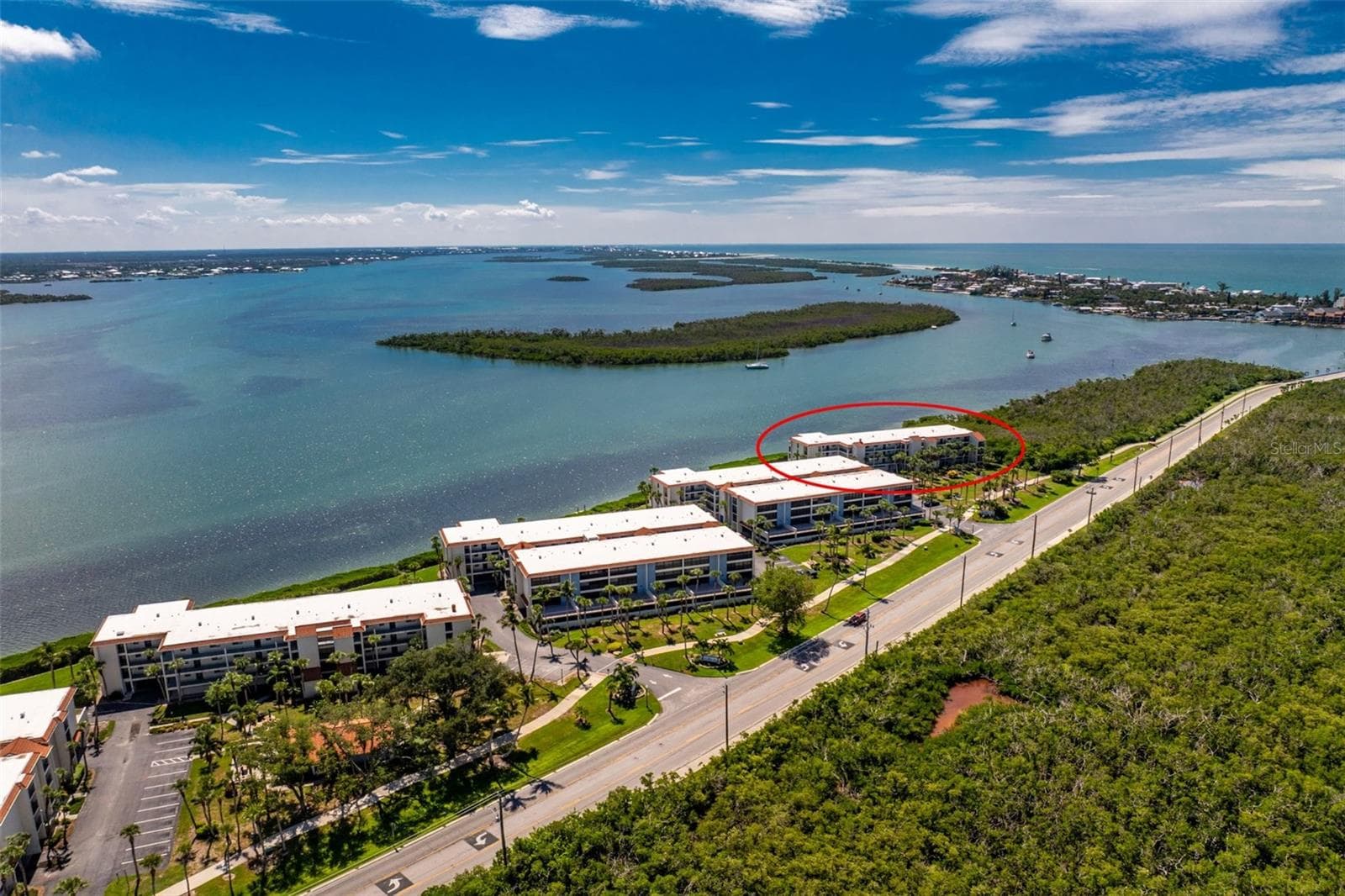 Gulf in the distance. - 1751 BEACH RD #202, ENGLEWOOD