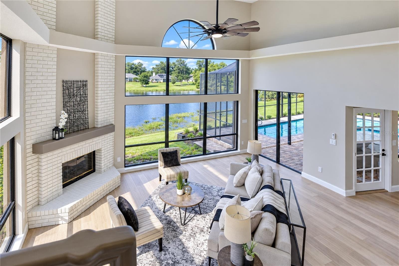 Family Room from Balcony - 806 SANDRINGHAM LN, LUTZ