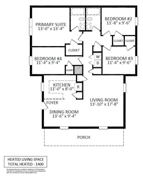 Floor Plan - 521 Katonah Avenue, Charlotte