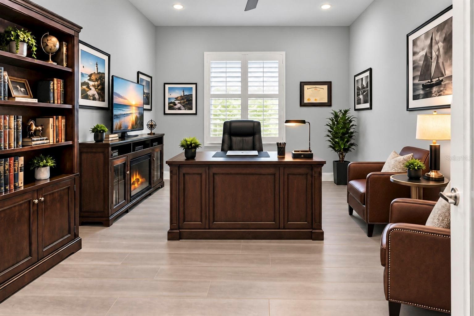 Staged home office - 1011 MEGANO BLVD, DELAND