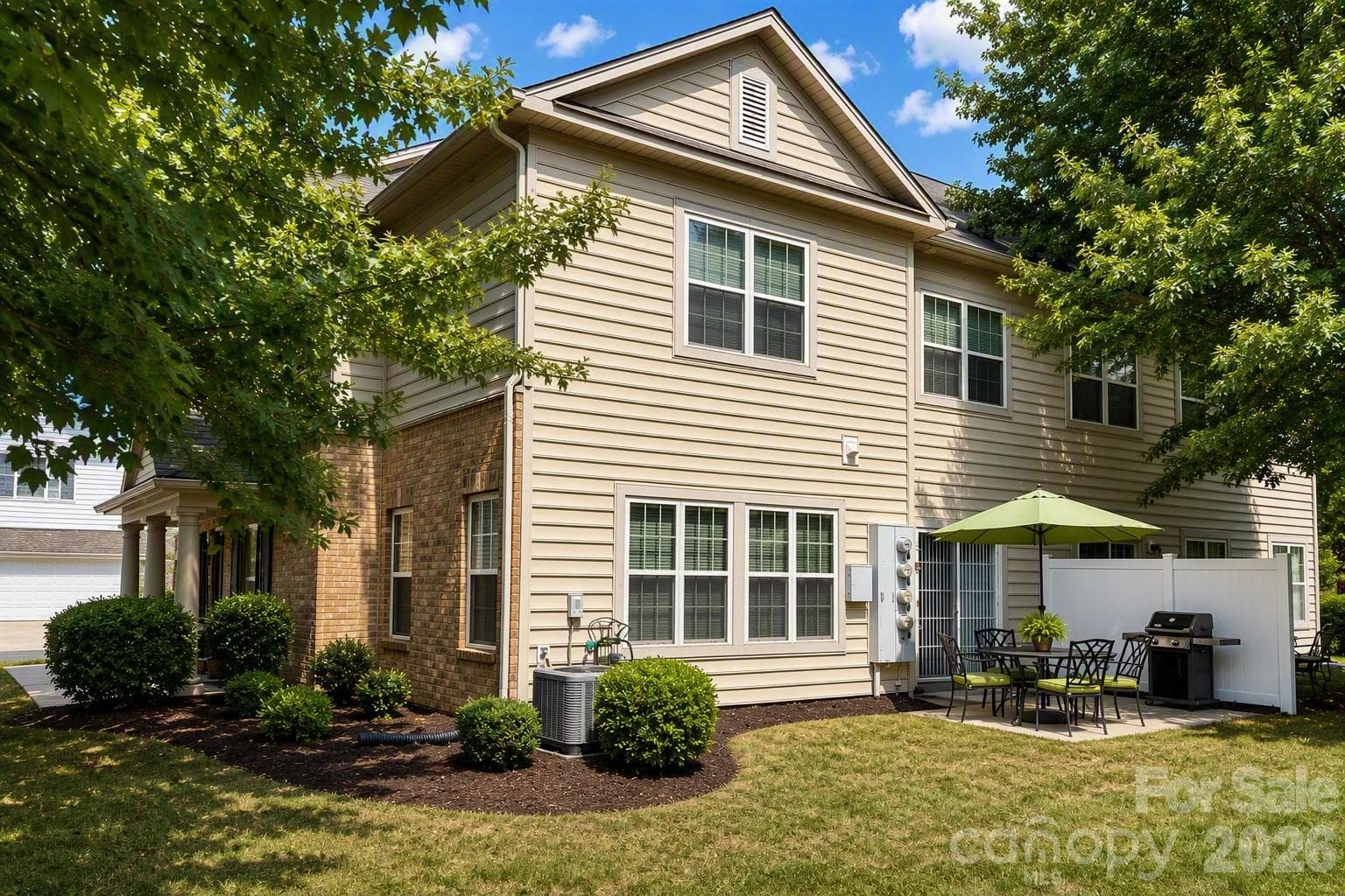 Rear patio - 14515 Crociani Drive, Charlotte