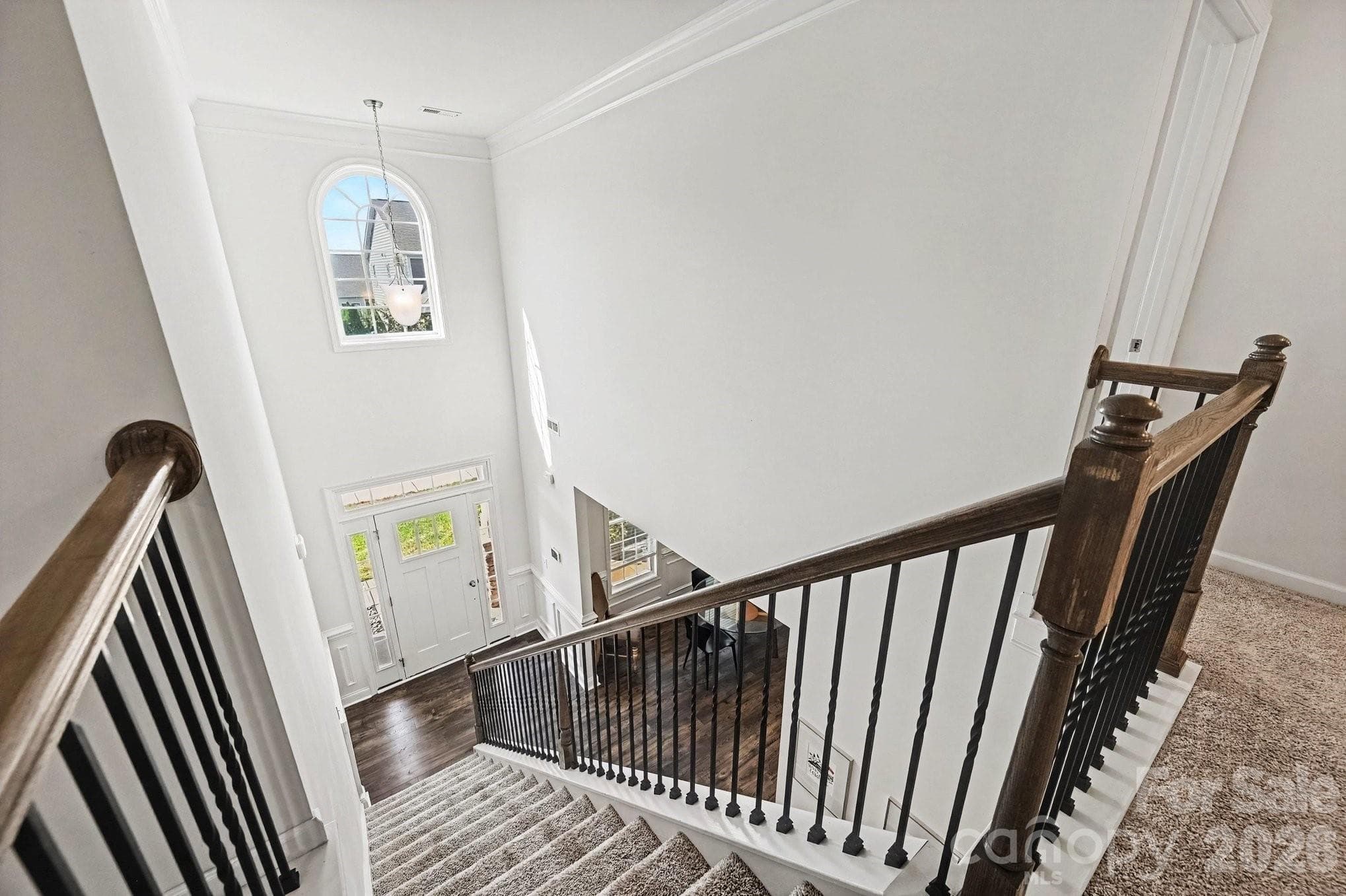 Dramatic two-story foyer creates a bright and memorable entrance - 5710 Rainbow Lane, Indian Land