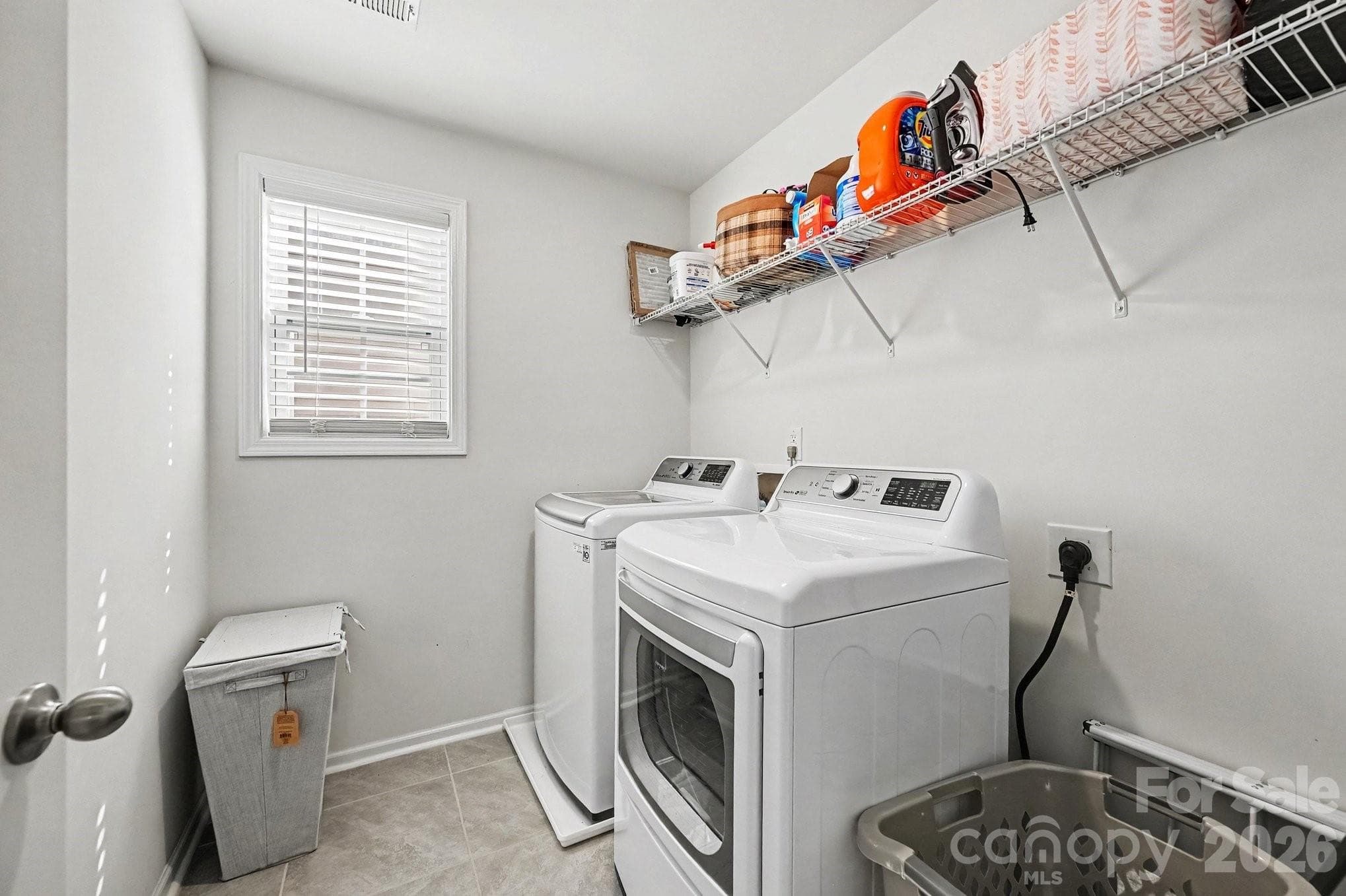 Convenient upstairs laundry room - 5710 Rainbow Lane, Indian Land