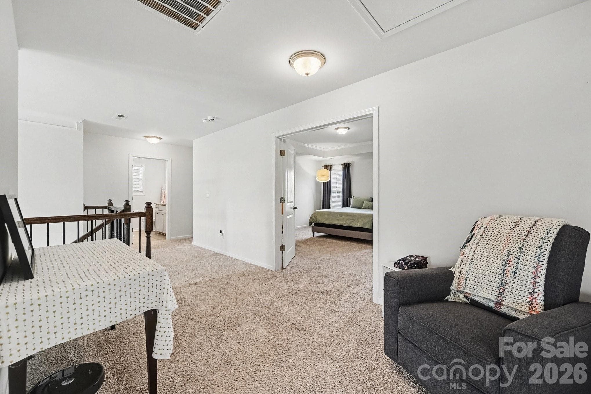Spacious upstairs landing provides additional flexiable living space - 5710 Rainbow Lane, Indian Land