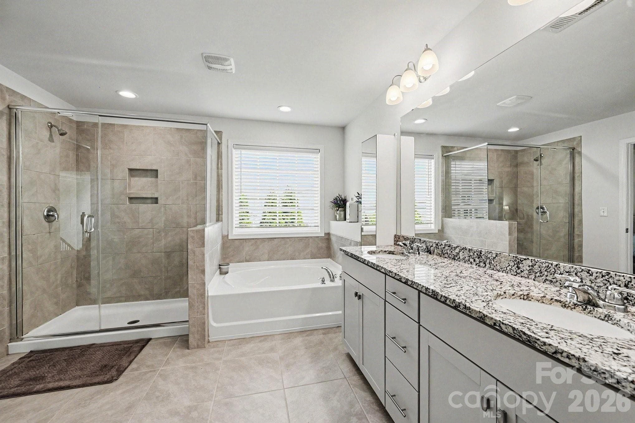 Dual vanities in Primary Bathroom - 5710 Rainbow Lane, Indian Land
