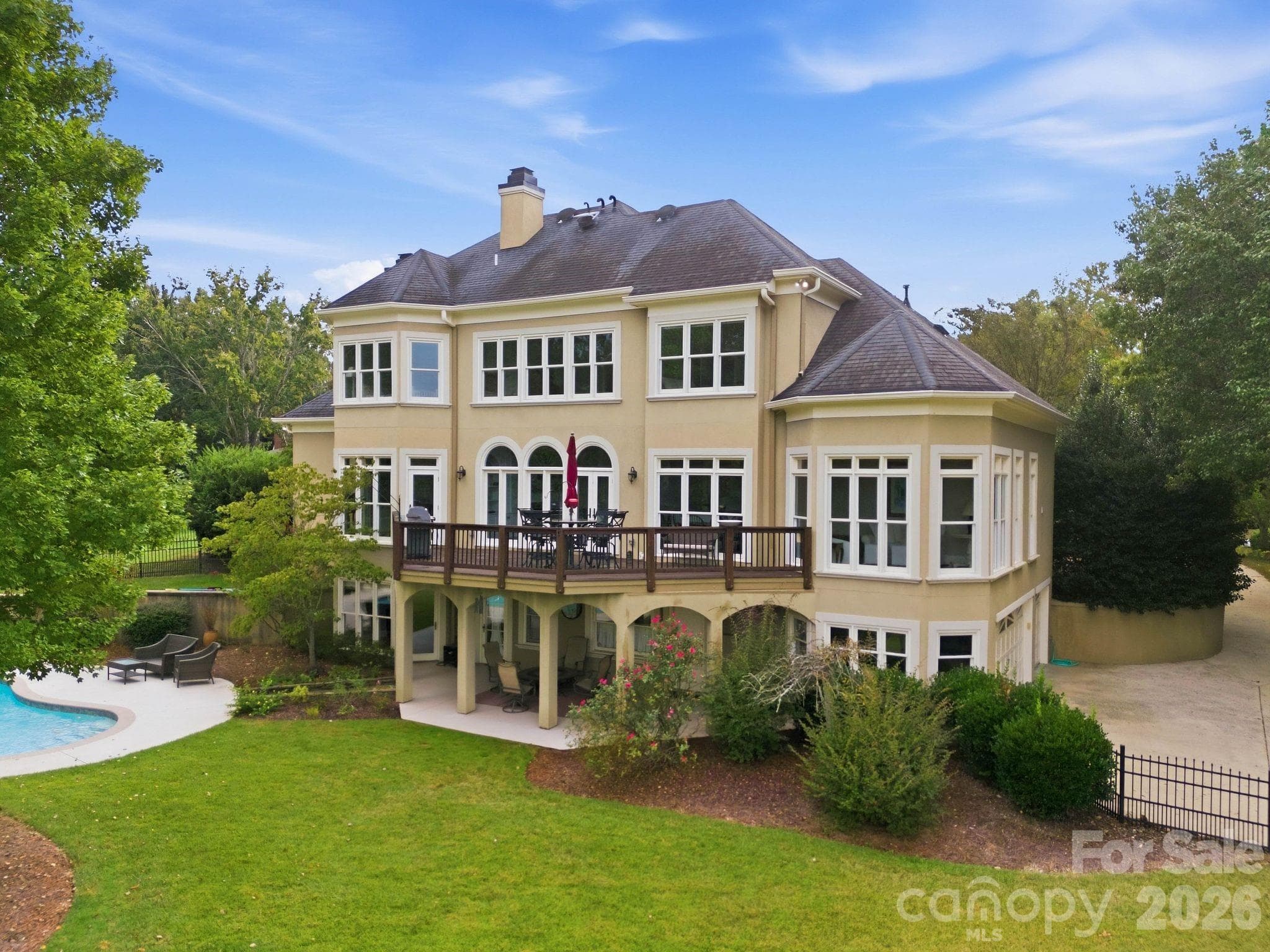 Rear exterior - 6719 Seton House Lane, Charlotte