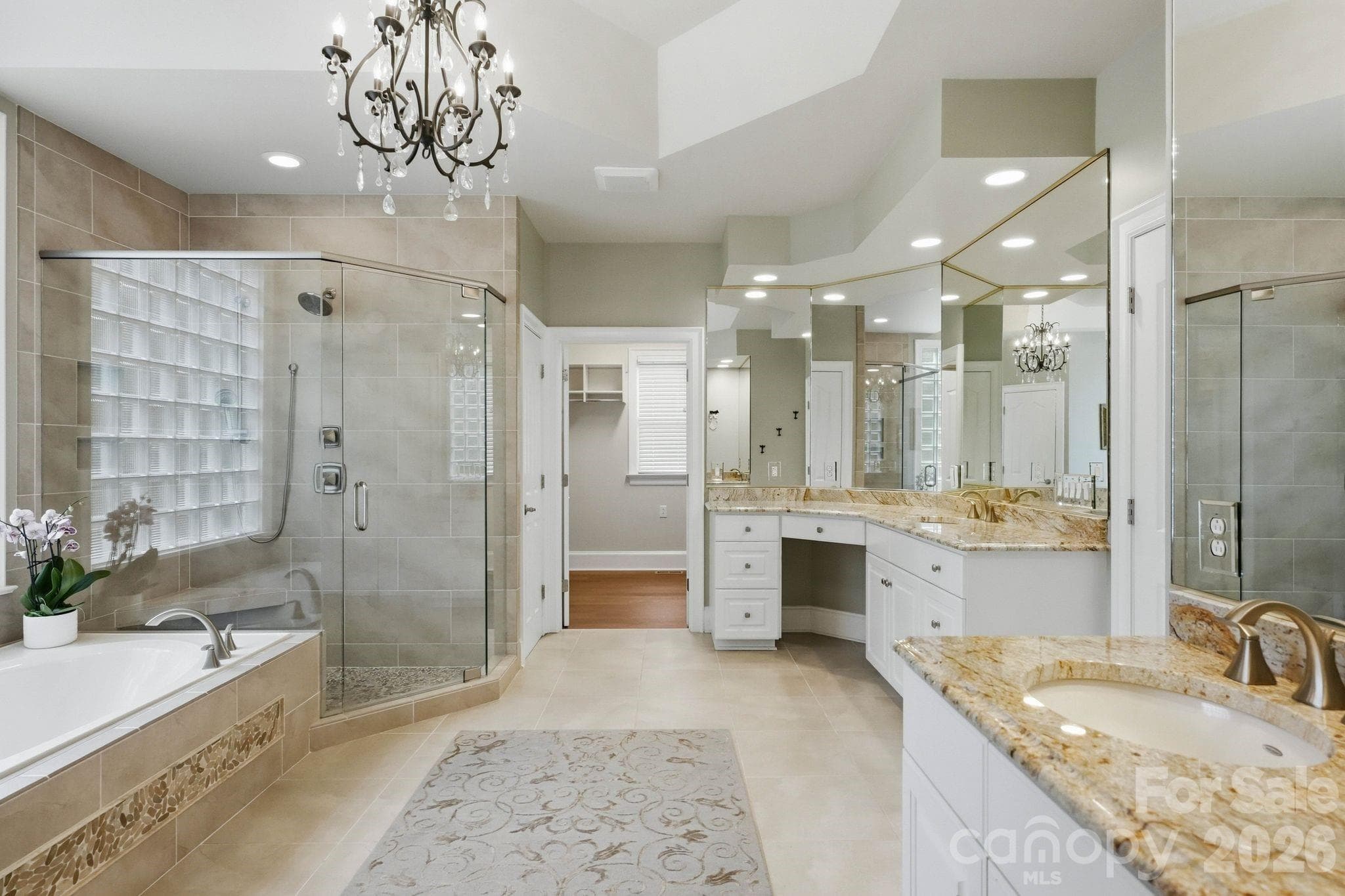 Primary bathroom - 6719 Seton House Lane, Charlotte